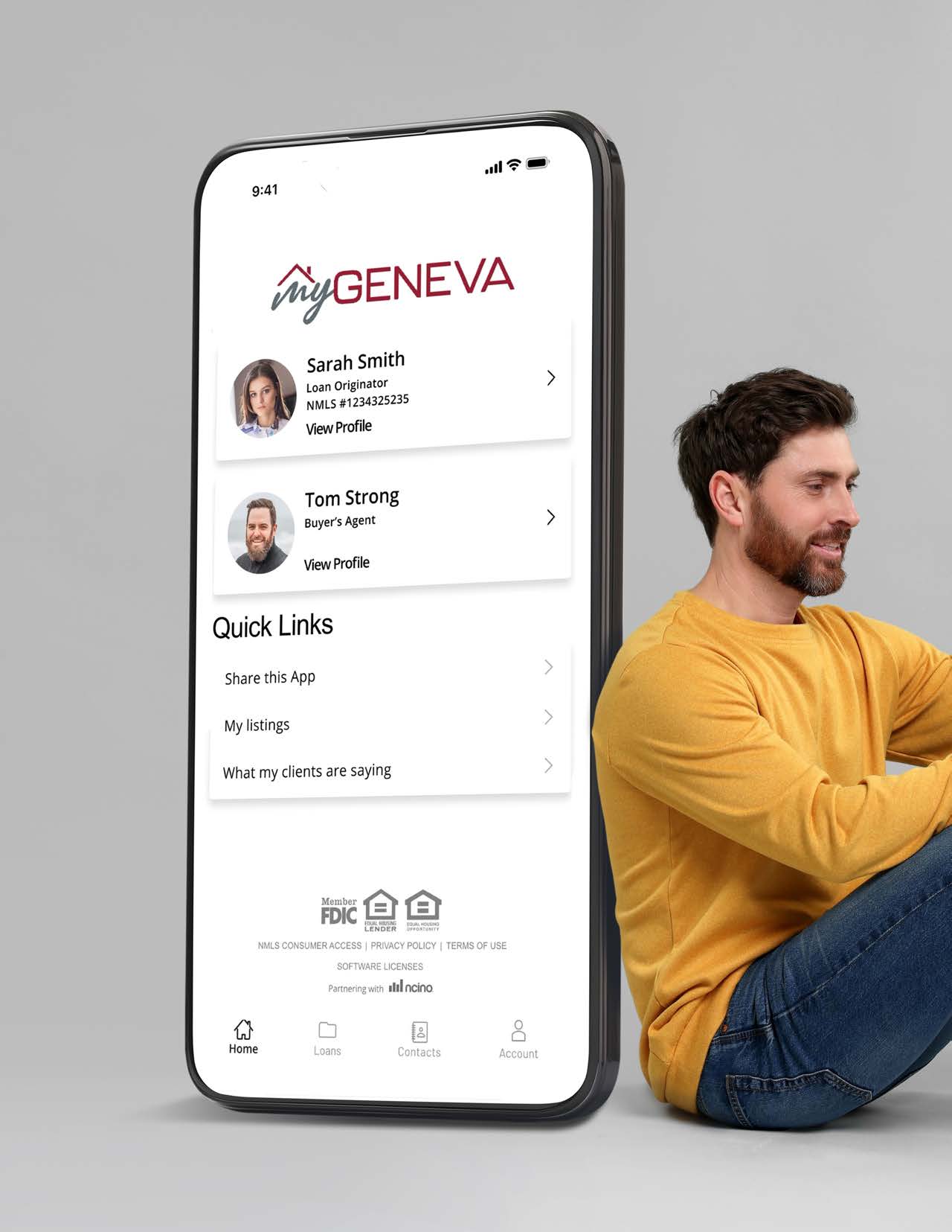 myGeneva mobile mortgage application